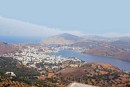 Patmos anchorage from the monastery