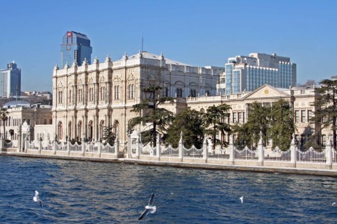 Dolmabahce from the Bosphorus