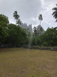 Nuka Hiva: The dance grounds at the ceremonial grounds