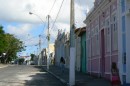 pretty colours on the back street of Itaparica