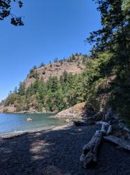 View of Eagle Cliff from Smugglers Cove