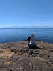 Survey Monument at Iceberg Point