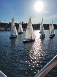 Sailboat races in Gig Harbor