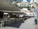 Cafes in Hydra town