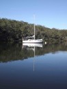 Seaka reflected in Fame Cove, Port Stephens.
