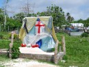 Tongan decorated grave