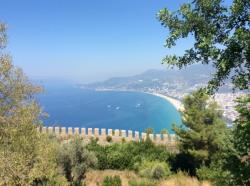 VIEW OF HARBOR FROM ALANYA CASTLE