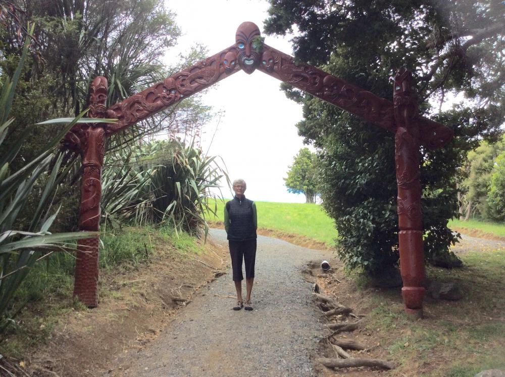 Ruapekapeka Pa: Entrance to the site of the final battle of the New Zealand wars in the north.  The battle was between the British colonial forces and the Maori  (1845-1846) over the interpretation of The Treaty of  Waitangi.