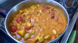 Indian vegetable curry.