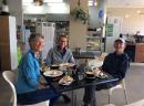 BREAKFAST WITH FRIENDS: Breakfast with Ruth and Randy.  Saw them last two years ago at Whangarai.