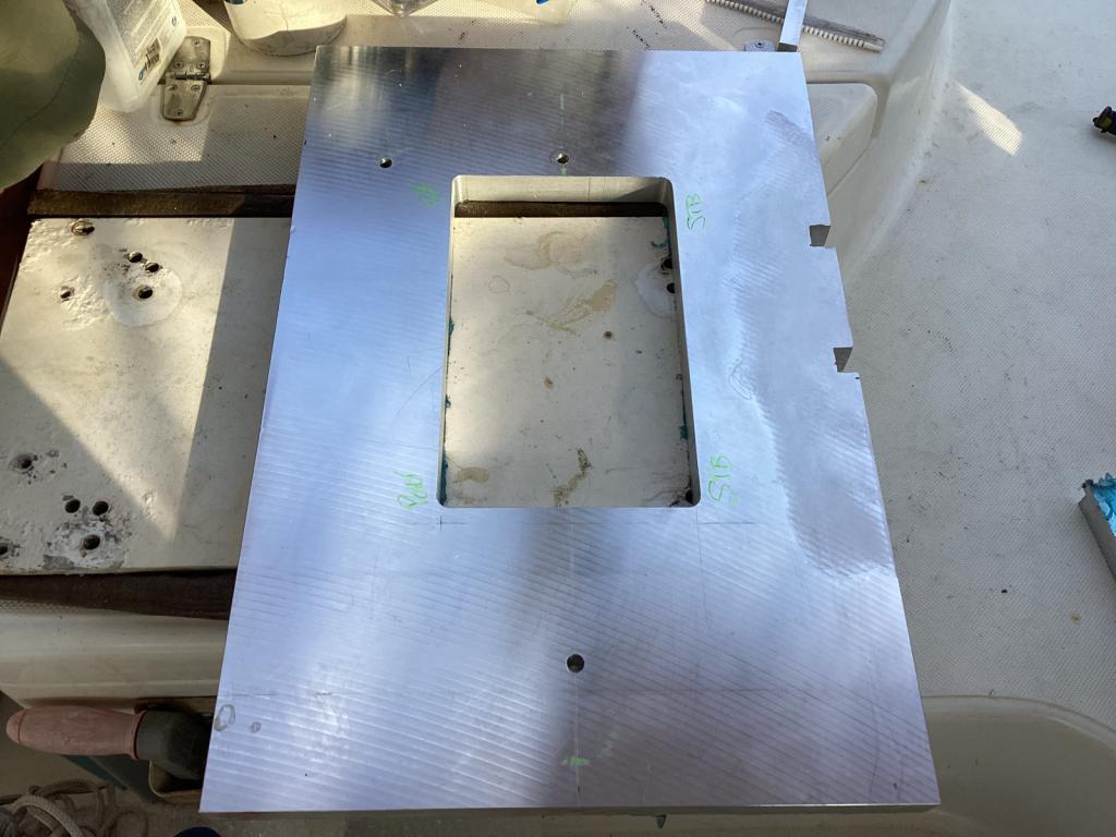 30mm/50 pound aluminum plate, a base for the generator.  : The purpose of the plate is for stability and sound deadening.