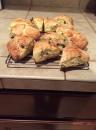 DECEMBER 2017.  MELINDA’S KITCHEN: Fresh from the oven cranberry scones.