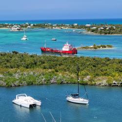 Fuel tanker: It is common to see these tankers all over the Bahamas. 
