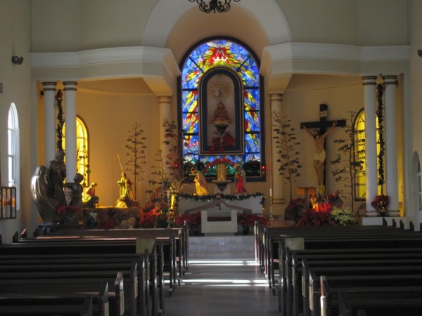 Inside of the mission
