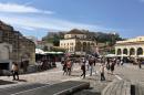 Monestiraki square - walking distance from hotel - Acropolis in bckground