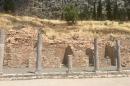 Delphi - ancient souvenir shops