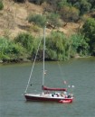 "Felice" sailed by Andy and Pam who we first met in Camarinas in 2009.