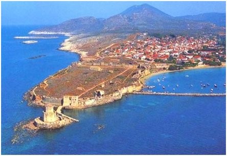 Methoni. Venetian Fort and Watchtower at its southern end.