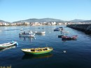 Cangas harbour from TB