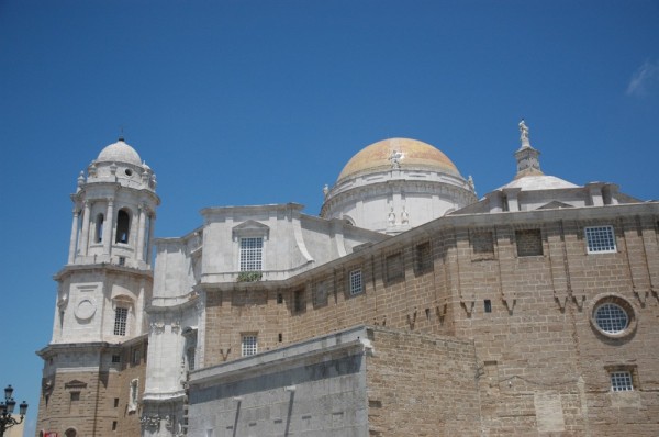 Cadiz Cathedral. Gold dome used as navigation beacon in times past.