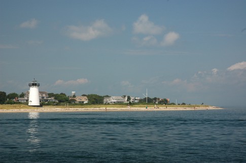 Entrance to channel to Edgartown.