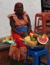 street vendors keep everyone well supplied with just about anything. There is always a fruit lady at the marina