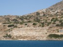 the ruins of the Knidos theatre overlook the harbour