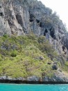 Panasia Island limestone cliffs