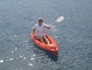 Meredith kayaking