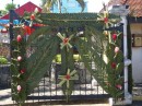 decorated gates at the Town Hall Papeete