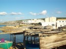 Boat sheds at Cala Raco d