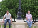Nick and Phil on the Esplanade des Quinconces, Bordeaux