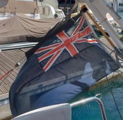 Ensign with black ribbon
