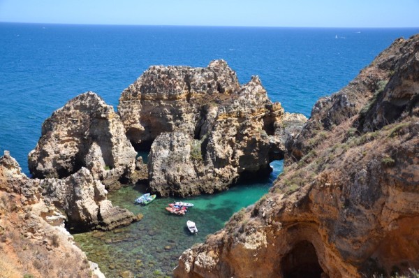Spectacular coast line here.  All kinds of boats travel too and from these grottos full of people out for day trips.