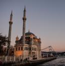 The Mosque: Just as the sun was setting