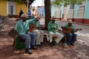 These guys were great.  I managed to get a video.  Lots of musicians play on street corners to make extra money