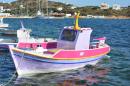 The Purple Pink Boat: Located outside the restaurant of the same colours!!