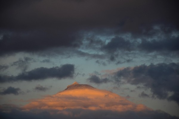 A view of Pico from the boat as the sun is going down.  Quite often you just don