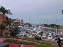 View of El Cid Marina in Mazatlan.  This is where we stayed until we were moved to work on the engine