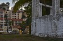Part of the Grand Bay Resort - note damaged building on the right