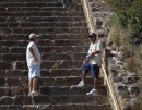 There were a lot of stairs.  This was at the far end of the complex