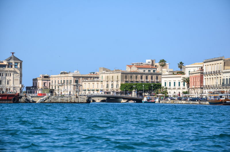 Siracusa: A view of the city from the anchorage