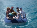 Aunt Jean loved the dinghy rides!