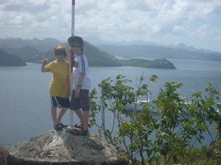 RJ and Leo - see boats below - ours is there.