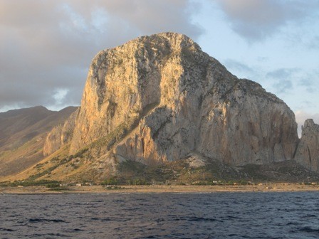 The rock off of Capo Vito - look familiar?