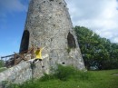 Sugar plantation ruins from 1800s in St. John