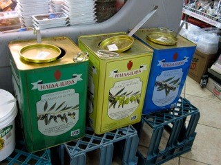 How they buy olive oil in Greece