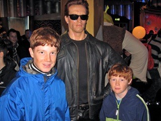 Look who we ran into in London at Madame Tussauds.