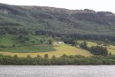 The countryside along Loch Ness