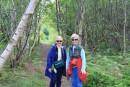 Marty & Ann on a hike on the Howth peninsula 